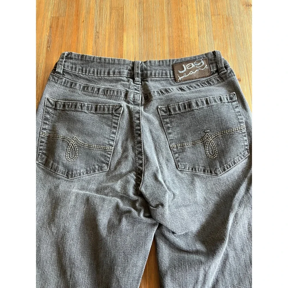 JAG Jeans Western Glove Works Grey Bootcut Stretch‎ Denim Womens Size 6